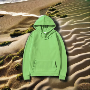 Sudadera con capucha deportiva de gran tamaño para hombre, sudadera holgada a la moda con logotipo personalizado Puff poliéster/algodón XS largo polar al por mayor - Product Image 4