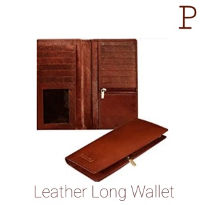 กระเป๋าสตางค์ยาวพับได้3ชั้นสำหรับใช้ในชีวิตประจำวันกระเป๋าสตางค์หนัง PU แท้มีซิปแบบปิดกระเป๋าใส่เหรียญ - Product Image 3