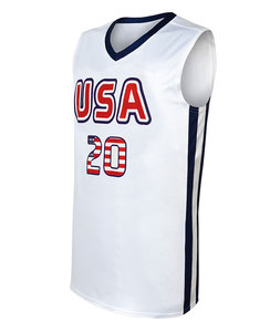 Maillots de basket-ball rétro personnalisés en gros, design de sublimation, ensemble de maillots, chemise, maillot de basket-ball pour hommes - Product Image 6