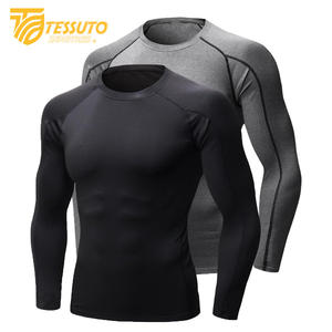 Vêtements de jogging hommes Gym Sports été à manches courtes Compression légère respirant séchage rapide T-Shirt vêtements de course Yoga - Product Image 1