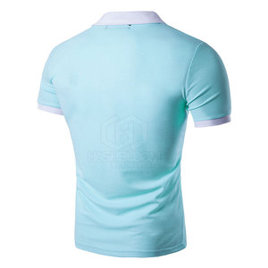 Los mejores hombres para camisetas de polo Precio de fábrica más vendido Tela de punto hecha de algodón/fibra de Bambú - Product Image 1