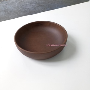Saladier en bois d'acacia, prix de gros, couleur chocolat brun, diverses tailles, respectueux de l'environnement - Product Image 5