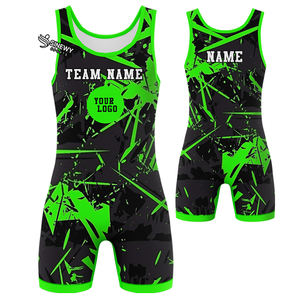 Singlet de Lucha Libre para Hombre de Alta Calidad, Transpirable y Duradero, con Logotipo Frontal, Material de Spandex/Poliéster, Servicio OEM por SINEWY SPORTS - Product Image 3