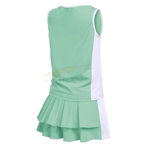 เดรสโปโลแขนกุดสำหรับผู้หญิงชุดเทนนิสพิมพ์ลายซับลิเมชันชุดกระโปรงและกางเกงขาสั้นใส่เล่นกีฬาพิมพ์โลโก้ได้ตามต้องการ - Product Image 1