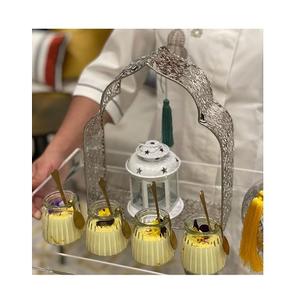 Nouvelle conception acrylique et cuir plateau à thé plus grande qualité Rectangle forme Dessert Fruits plateau en Inde - Product Image 5