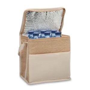 Sac isotherme en jute LONA 3L, boîte isotherme durable pour le merchandising - Product Image 5