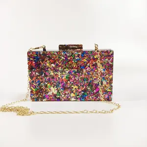 Crystal Bucket Bag For Women Multicolor Rhinestone Beaded Ladies Handbag New 2020 Luxury Shoulder Bag