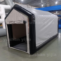 Tente de stockage de moto et de voiture gonflable imperméable d'extérieur la plus populaire, abri de voiture portable, garage de moto gonflable