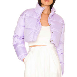 Nouvelle veste courte pour femme au design personnalisé, prix abordable, haute qualité, veste courte matelassée pour femme, vente en gros, service OEM - Product Image 1