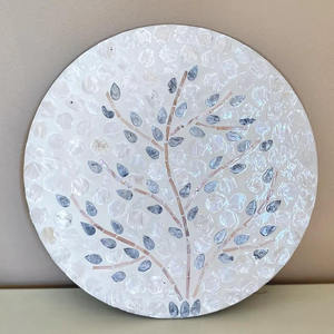 Napperon en nacre verte de haute qualité pour les décorations de table de vaisselle de fête Plaques de chargeur acceptées par OEM du Vietnam - Product Image 4