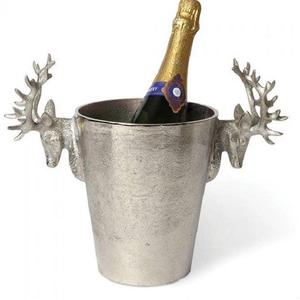 Antler Stand Round Shape Wine Bucket Wholesale Standard Decorating Brass Metal Wine Chiller Buckets for <b>Bar</b> Accessories Supply - Product Image 5