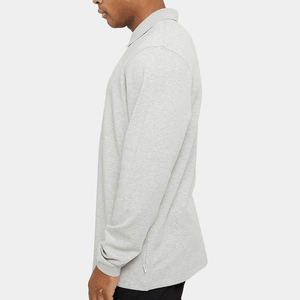 Venta al por mayor nuevo verano hombres de manga corta de algodón de Golf para POLO camisas rayas Color Patchwork diseño bordado técnica Plus - Product Image 4