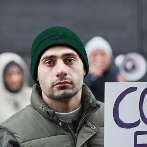 หมวกบีนนี่สำหรับฤดูหนาว3D ถักลายด้วยอะคริลิกไฟเบอร์ป้องกันออกแบบโลโก้ได้ตามต้องการ - Product Image 1