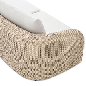 Mobilier d'extérieur Ensemble de canapés Canapés de jardin Ensemble de meubles de patio Canapé en forme de L Ensemble de canapés à cadre en aluminium moderne-Lorna - Product Image 5