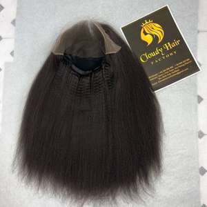 Pelucas de Cabello Humano Natural con Cierre Frontal de Encaje Transparente HD a Precio Económico, Pelucas con Cabello de Bebé con Densidad del 180%-250%, Cabello Natural Sin Procesar - Product Image 2