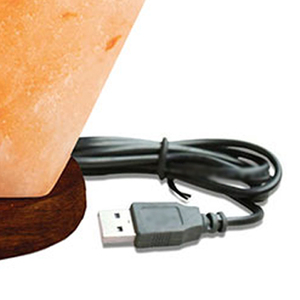 USB Salt Lamp Natural Himalayan Crystal Pink Rock Light Desk Night Lamp For Air Purification Home - Product Image 4
