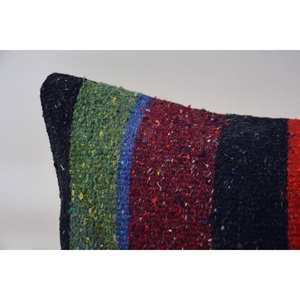 หมอนงานเย็บปะผ้าแคนธาขนแกะหลากสีขนาด12X36นิ้วแบบวินเทจปักลายทอสวมใส่สบายแบบพกพาสำหรับใช้ปูพื้นเครื่องนอน - Product Image 2