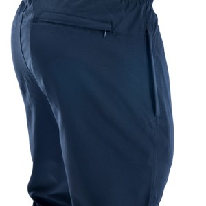 Derniers pantalons de jogging en polyester/coton spandex personnalisés pour hommes, mi-lourds, brodés et anti-rides, style décontracté, en toile - Product Image 6