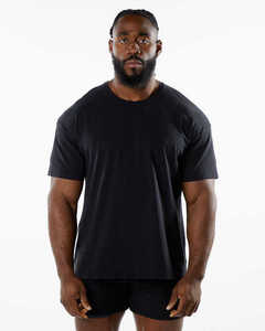 Camiseta atlética de gimnasio para hombre 95% algodón 5% Elastano Muscle Fit Fitness Tee para hombres activos Impresión digital - Product Image 1