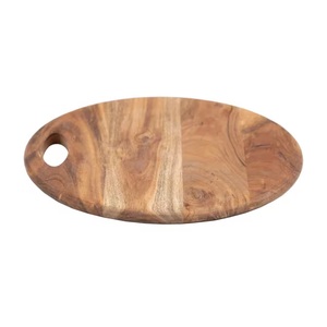 Tabla de Cortar Redonda de Madera de Acacia Marrón Oscuro Furaka ACBFUR1124, Directo de Fábrica, Tamaño Personalizado, Utensilios de Cocina Ecológicos - Product Image 4