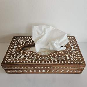 Indian Hot Custom <b>Floral</b> Printed Design Handmade Bone Inlay Tissue Paper <b>Box</b> Direct Wholesale Exporter and Manufacture - Product Image 3