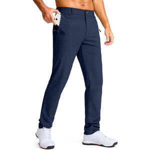 Pantalones de golf personalizables de alta calidad para hombre Impresión de logotipo personal OEM Ajuste para comodidad y función - Product Image 1