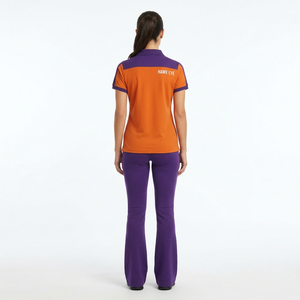 Camisetas Deportivas Hawk Eye de Secado Rápido, Transpirables, Antiarrugas, de Algodón Piqué, Estilo Deportivo, con Logotipo Personalizado, Manga Corta para Mujer - Product Image 5