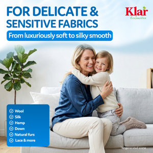 น้ำยาซักผ้า KLAR Eco Sensitive สูตรอ่อนโยน ปราศจากน้ำหอม 500 มล. ซักได้ 50 ครั้ง ผ่านการทดสอบทางผิวหนังสำหรับเด็ก - Product Image 4
