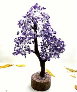 Meilleure qualité en gros améthyste pierres précieuses arbre puces perles meilleure qualité améthyste arbres à vendre décoration de la maison pierre précieuse de guérison - Product Image 5