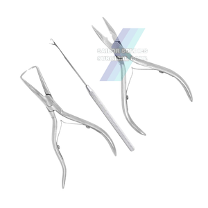 Alicates profesionales para extensiones de cabello de acero inoxidable de nuevo diseño al por mayor, alicates para extensiones de cabello de metal y plástico de alta calidad - Product Image 1