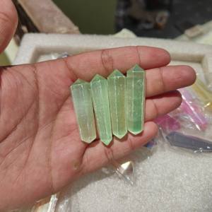 Agate Pierre Naturelle Vente en Gros Meilleure Qualité Sélénite Aura Enduit Crayon Pendentif Cristal Haute Pierre Précieuse Polie Collier Pendentifs - Product Image 5