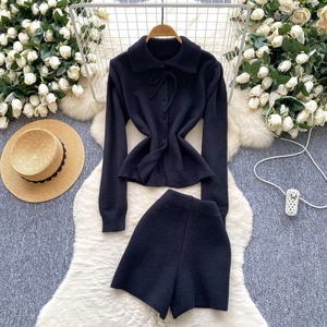 ชุดเสื้อเชิ๊ตตัวสั้น2ชิ้นสำหรับผู้หญิงเสื้อลำลองออกแบบได้เองมีสไตล์ใหม่ - Product Image 6