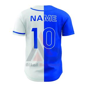 Maillots de baseball personnalisés avec surpiqûres, haute qualité, vente en gros, uniformes de softball pour adultes, taille plus, respirant, séchage rapide - Product Image 2