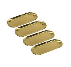 Plateau de service en laiton pour aliments Plat Accessoires d'hôtel de service de la plus haute qualité Plateau rond dernière qualité - Product Image 2