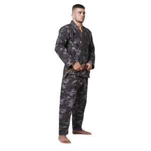 Uniforme de artes marciales MMA ligero Unisex, trajes de BJJ Gi en blanco lisos baratos, uniformes Unisex de Jiu Jitsu BJJ Gi - Product Image 2
