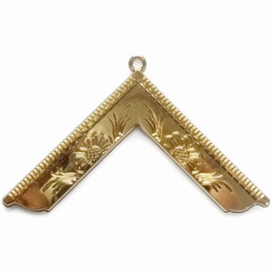 Masonic Regalia Worshipful Master Blue Lodge Oficial Collar Joya Oro Metal Material Zinc Metal tipo Plata - Product Image 1