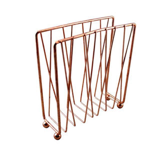 Porte-serviettes décoratif en métal or rose créatif pour ornements de Noël au design unique - Product Image 1