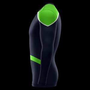 2025 venta al por mayor hombres de alta calidad de manga larga Rash Guard logotipo personalizado No-Gi Grappling MMA BJJ ropa deportiva de secado rápido transpirable - Product Image 3