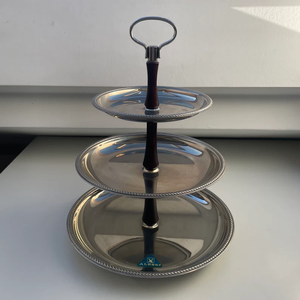 Premium Modern Aluminum <b>Cake</b> <b>Stand</b> With Sturdy Build For Birthday Wedding Dessert Display Party Home Kitchen Celebration - Product Image 6