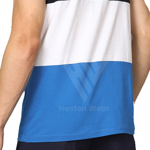 เสื้อกล้ามผ้าฝ้าย100% สำหรับผู้ชายเสื้อกล้ามไซส์ใหญ่สำหรับฟิตเนสเสื้อกล้ามฤดูร้อนงาน OEM - Product Image 5