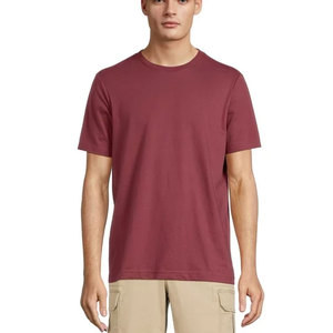 Camiseta de manga corta de algodón suave personalizada de alta calidad con cuello redondo para hombre, camiseta personalizada con etiqueta privada - Product Image 1