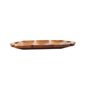 Plato de comedor Rectangular de estilo japonés y bandeja de té bandeja de servicio de madera de ébano sólido para uso doméstico en restaurante de Hotel - Product Image 2