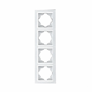 Offre Spéciale moderne blanc ABS plastique 16A 220V EU/UK/US normes quatre places cadre prise interrupteur pour bureau à domicile de haute qualité - Product Image 1