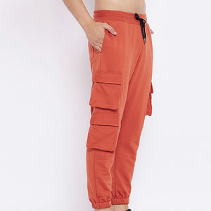 High Quality Custom Men's Full-Length Trousers Breathable <b>Elastic</b> Waist Casual <b>Lace</b> Decoration Mid-Waist Type Straight Pattern - Product Image 2