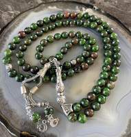 Tasbih Mala en résine écologique, style ange, perles artisanales magnifiquement conçues, collier de prière islamique, apaisement, concentration, tendance