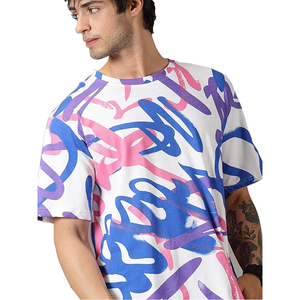 Camisetas Casuales de Punto de Algodón y Poliéster para Hombre, 180 Gramos, de Pakistán, a la Moda y Elegantes - Product Image 3