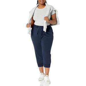 Pantalon cargo long pour femme, de haute qualité, en polaire d'hiver, logo personnalisé, respirant, taille haute, style streetwear, poche latérale, uni - Product Image 5