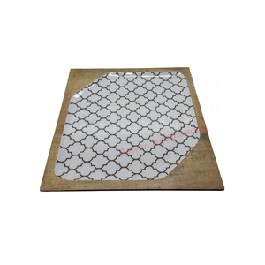 Vente directe d'usine, plateau de service en métal coulé de haute qualité, personnalisable, respectueux de l'environnement, fabriqué en Inde, pour la maison, l'hôtel, la restauration - Product Image 5