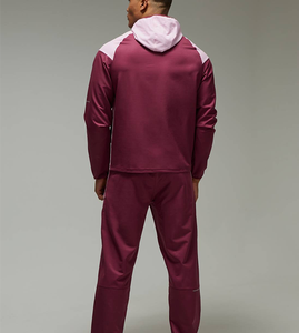 Conjunto de 2 Piezas de Chándal Deportivo de Nailon Personalizado de Fábrica, Estilo Urbano, Estampado, Bordado, Diseño Artesanal, Patchwork, Contraste de Color, Cortavientos para Hombre - Product Image 6