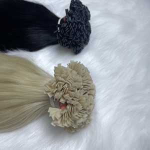 Extensiones de Cabello Humano con Punta Plana de Queratina Pre-Adherida, Cabello Remy Alineado, Liso y Sedoso, Sin Caída, Disponible en Varios Tamaños - Product Image 6